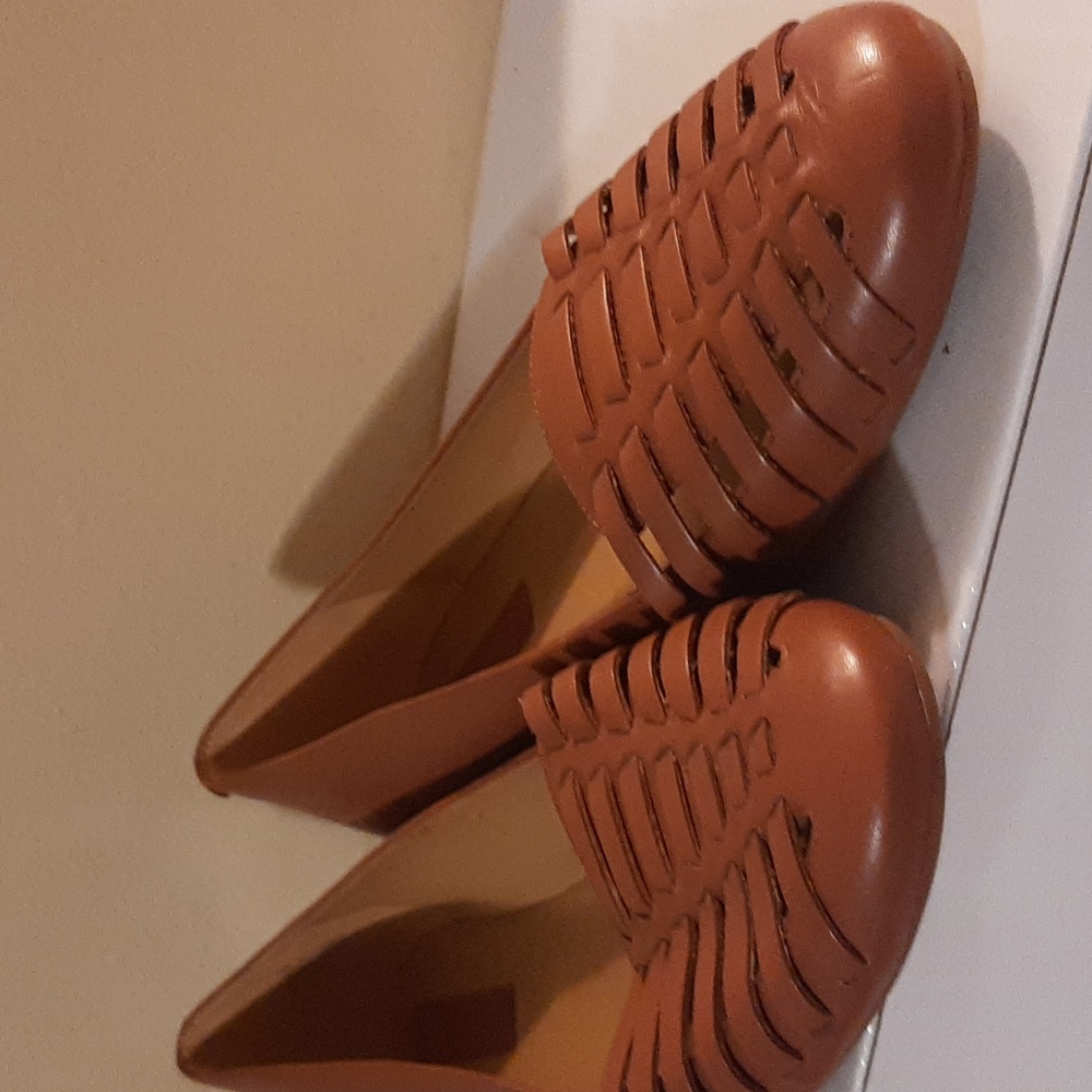 Women NINE WEST Woven Leather Flats